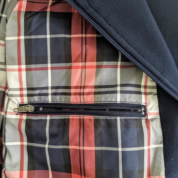 LN Johnnie-O Navy Crew Neck Sweatshirt Jacket XL - Picture 5 of 8